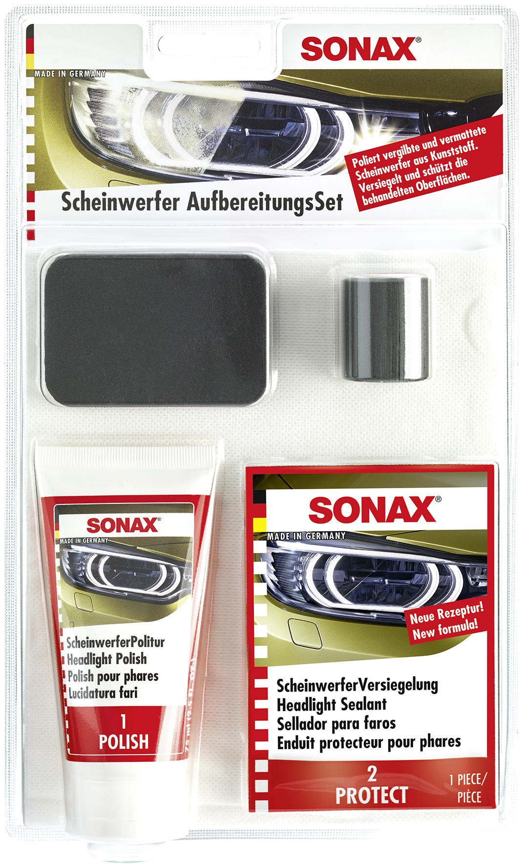 SONAX Headlight Restoration Set 75ml