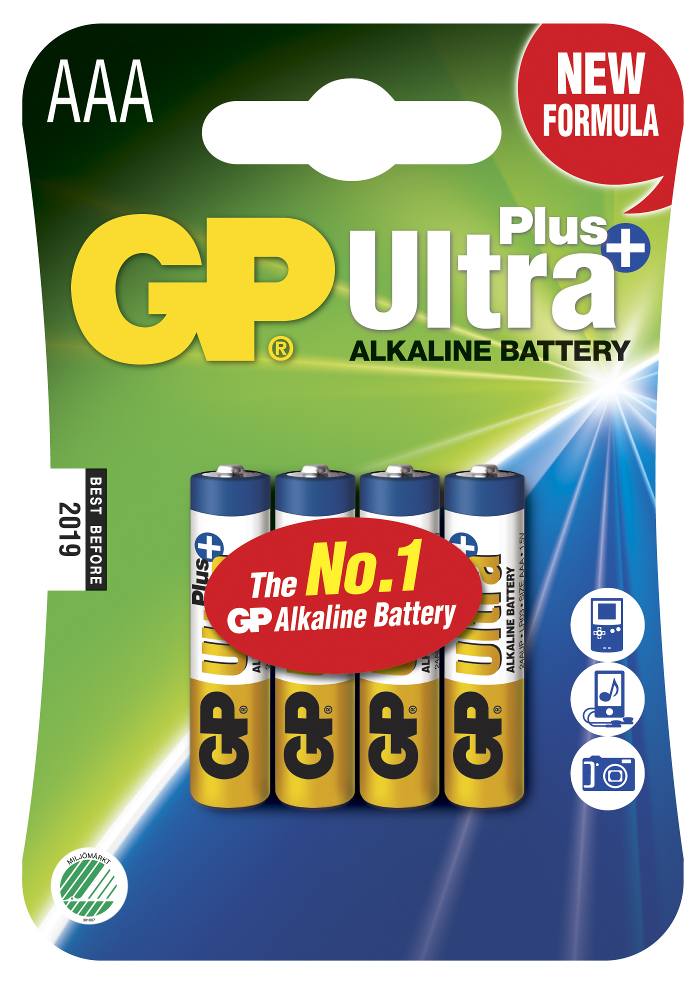 Paristo GP Ultra Plus AAA 1,5V, 4kpl