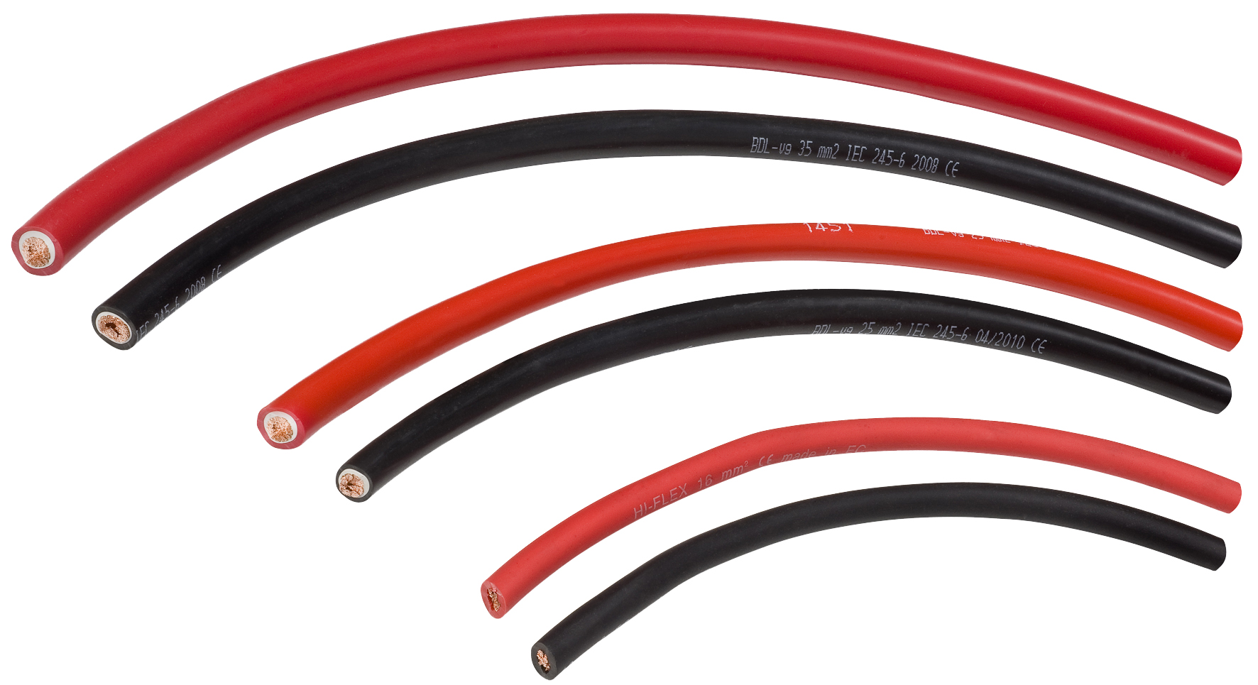 CABLE SINGLE WIRE 50MM RED