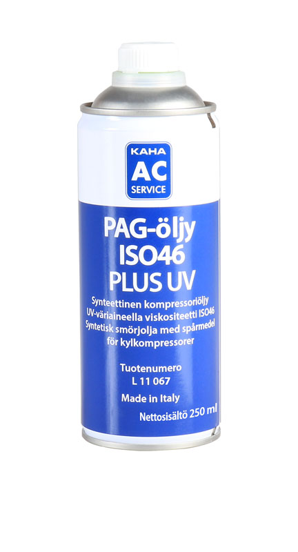 Kompressoriljy PAG ISO46 PLUS UV 250ml