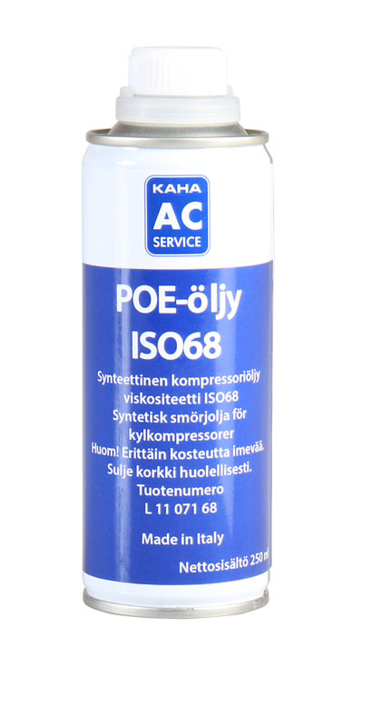 Kompressoriljy POE ISO68 250ml