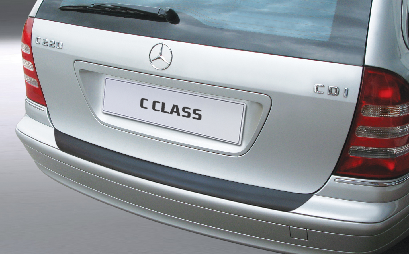 Takapuskurin kolhusuoja Mercedes C-sarja Estate 2001-9/2007-