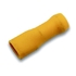 Laattaliitin 6.3mm keltainen tyseristetty (50kpl)