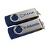 Webasto USB-tikku, sini-hopea, Webasto ja kaha logot, 4Gb