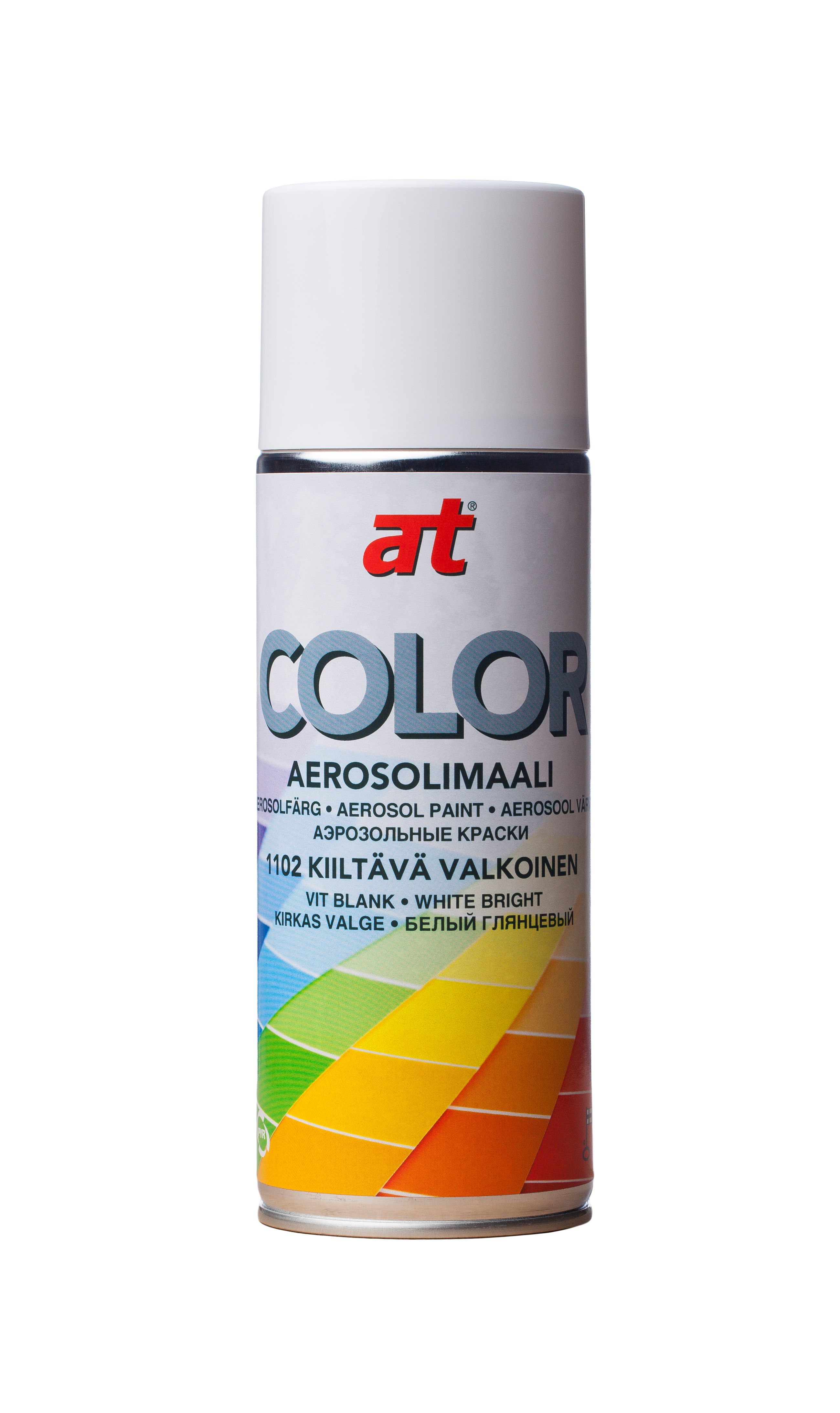 AT Aerosolimaali, kiilt�v� valkoinen 400 ml