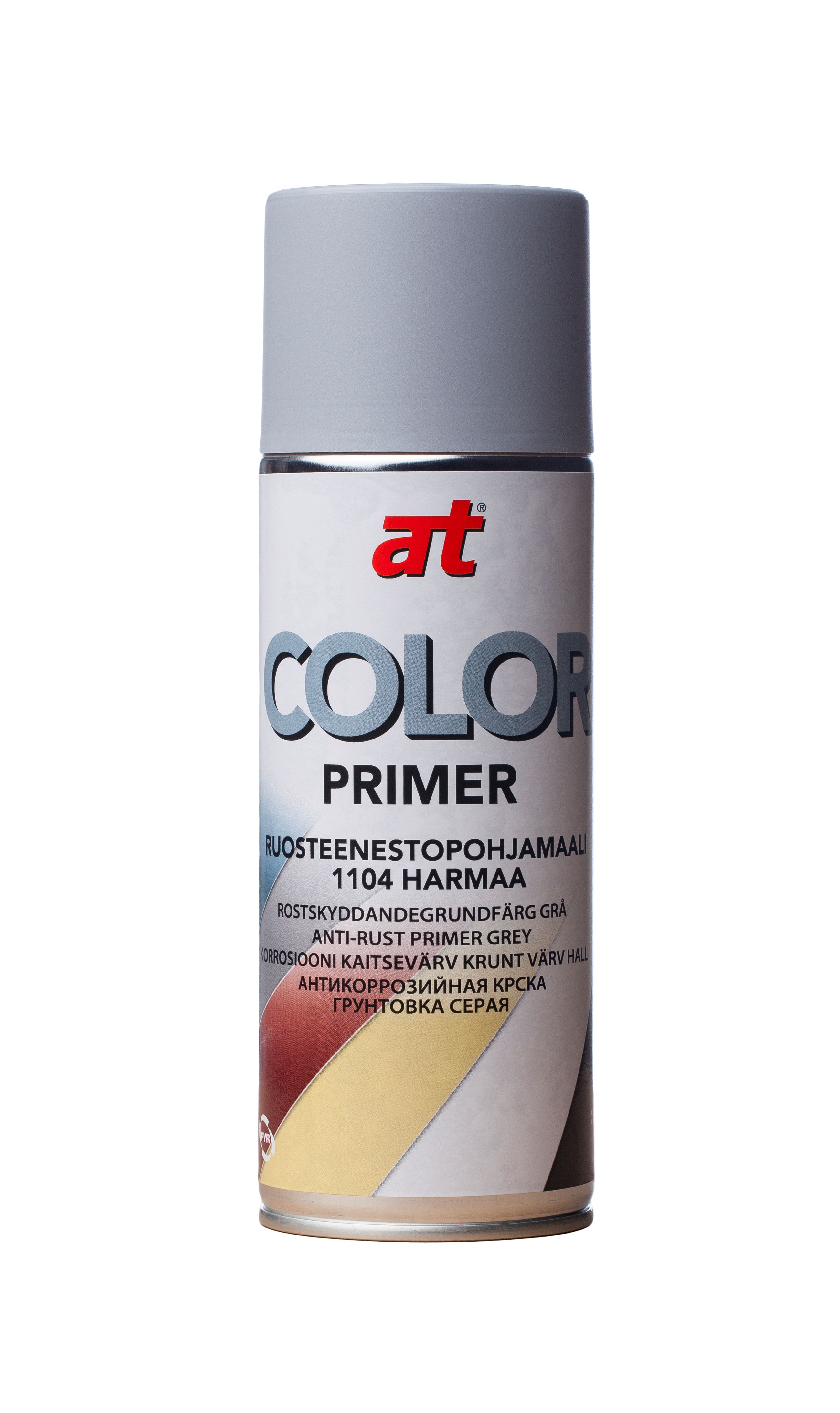 AT Aerosolimaali, pohjamaali harmaa 400 ml