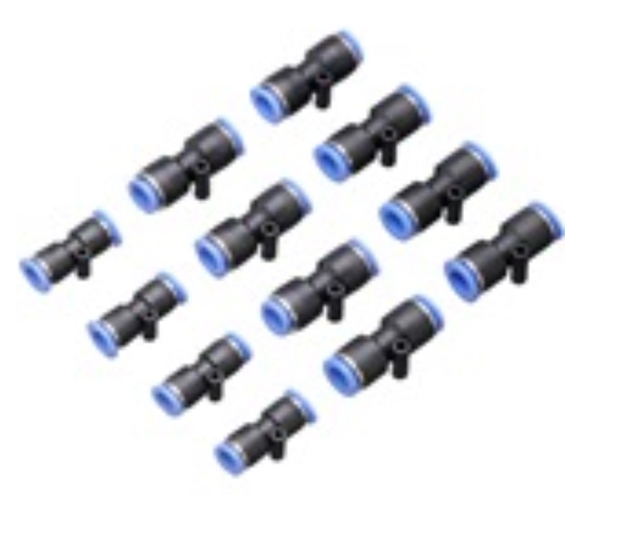Tyttsarja 3: SAE-putkiliitin 8 mm 3 kpl, 10 mm 3 kpl