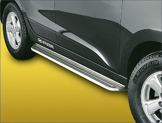 Sivuputkipari 42mm Hyundai iX35 03/10+14 Kia Sportage 08/10-