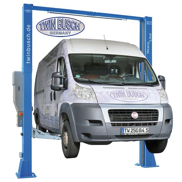 2 pilarinostin 5,0 t pakettiautoille lattiavapaa