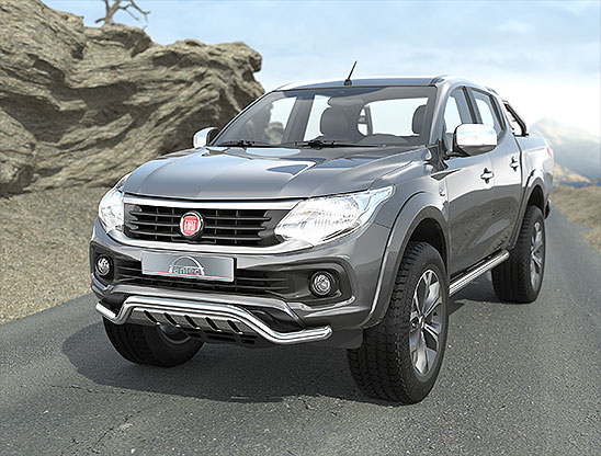 EU spoilerisuojaputki Fiat Fullback 2016-