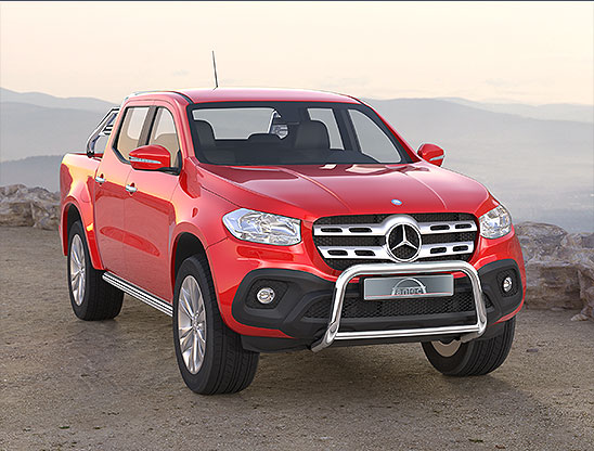 EU lis�valoteline MB X-Class 60mm/ 42mm poikkiputk. metalli