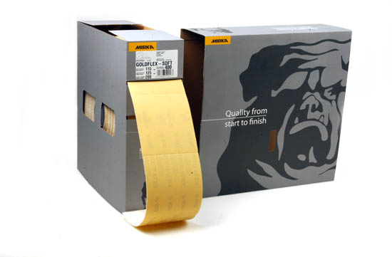 GOLDFLEX SOFT 115x125mm perf. rulla P400, 200/rll