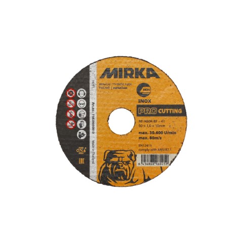 Mirka PRO Katkaisu 125x1,6x22,2mm M1A46R-BF Inox