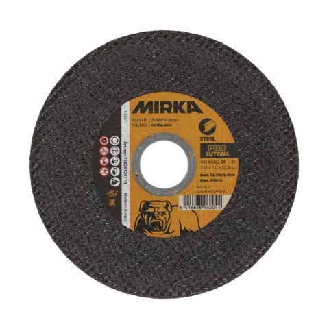 Mirka PRO Katkaisu 125x1,0x22,2mm M1A60Q-BF Ter�s