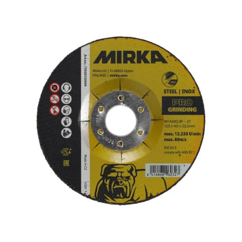 Mirka PRO Napalaikka 125x4,0x22,2mm M1A30Q-BF I/S