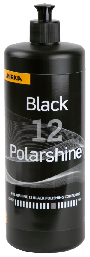 Polarshine 12 kiillotusaine Musta - 250ml