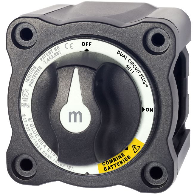 Katkaisija Compact Manual 300A,dual circuit & selectorswitch