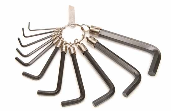 Kuusiokoloavainsarja 1,5-10mm