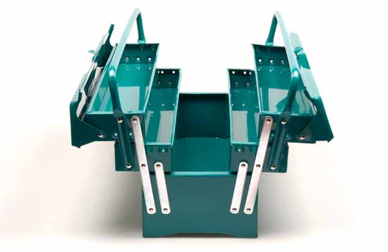 Ty�kalulaatikko tyhj� 5-osainen