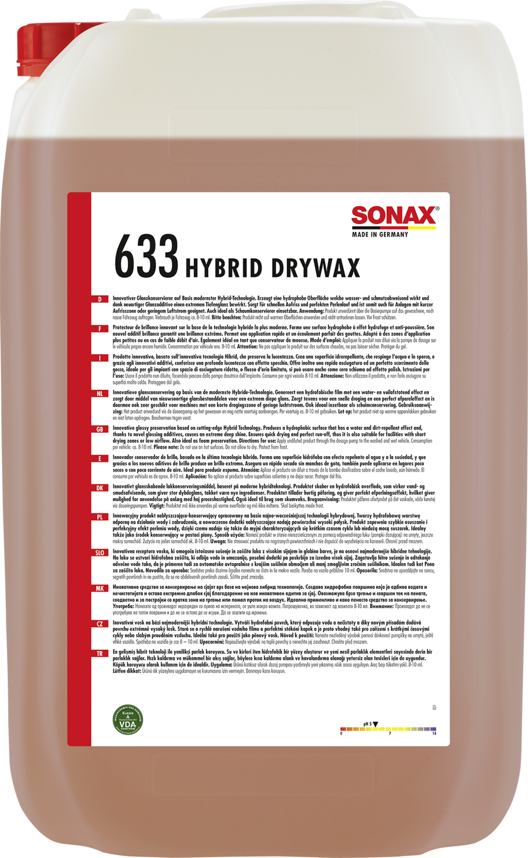 SONAX Hybrid Drywax Kuivausvaha 25 L