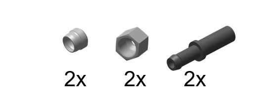 Polttoaineliitososat 6mm