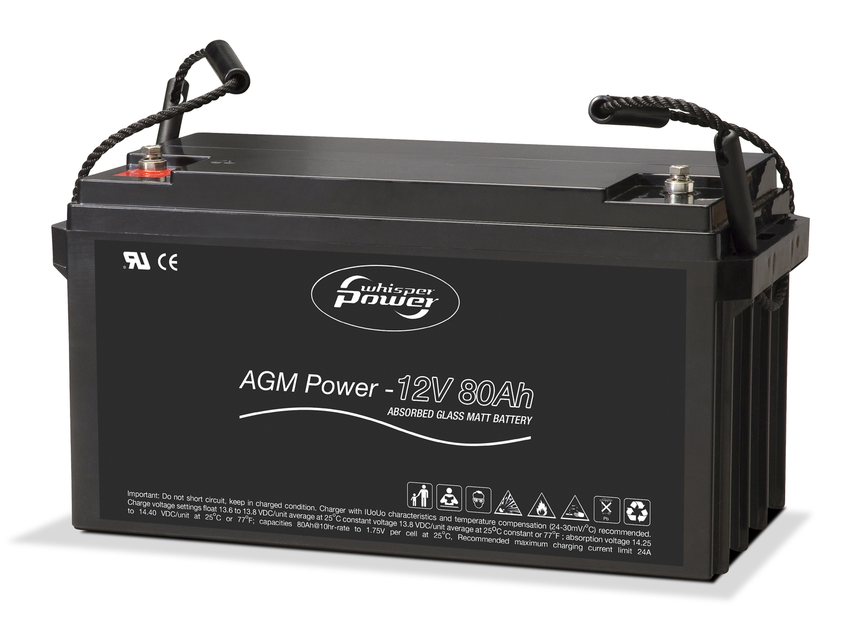 AGM-Power 12V 80Ah Absorbed Glass Matt