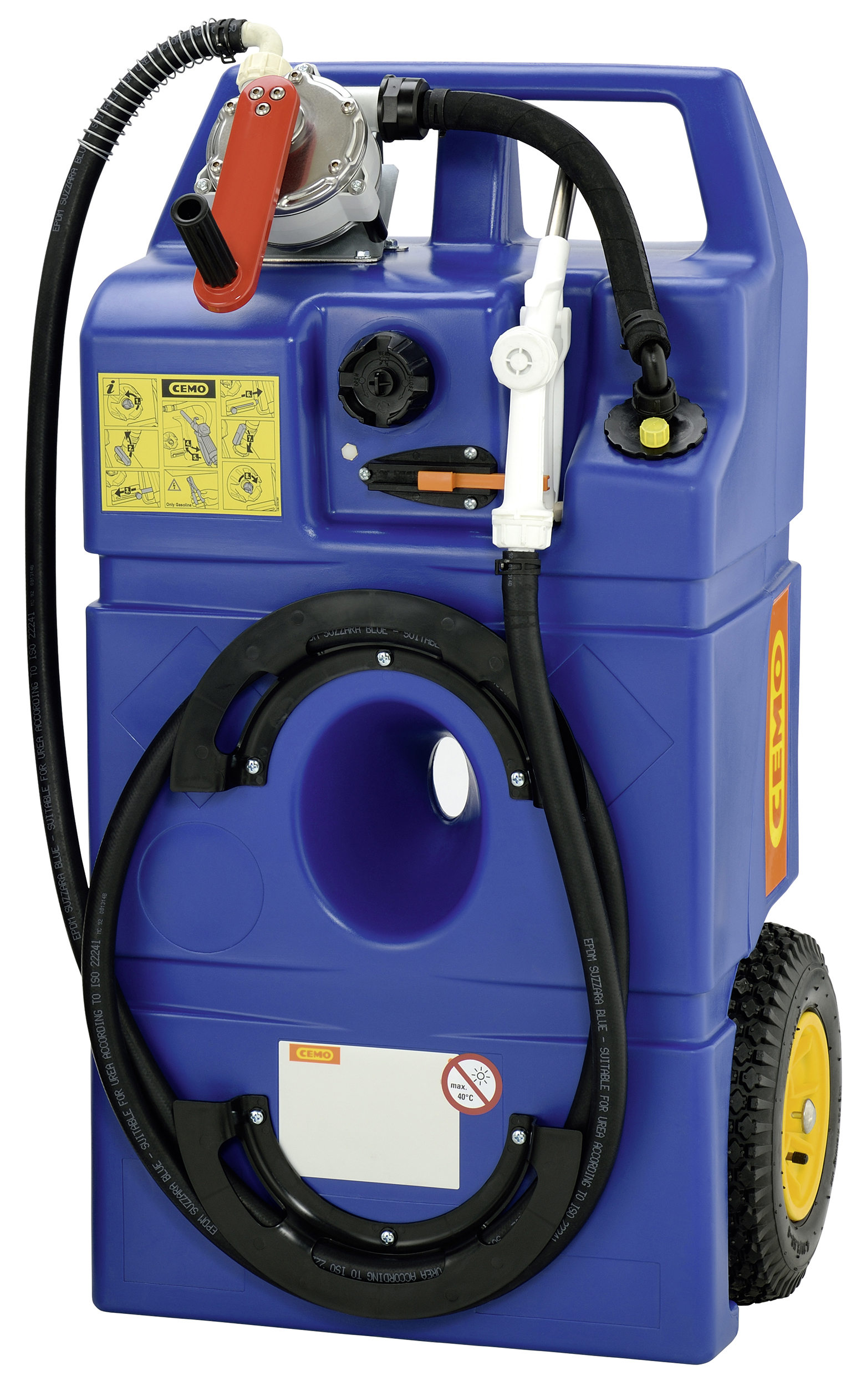 AdBlue k�rry 100 l k�sipumpulla 3.4 m letkulla