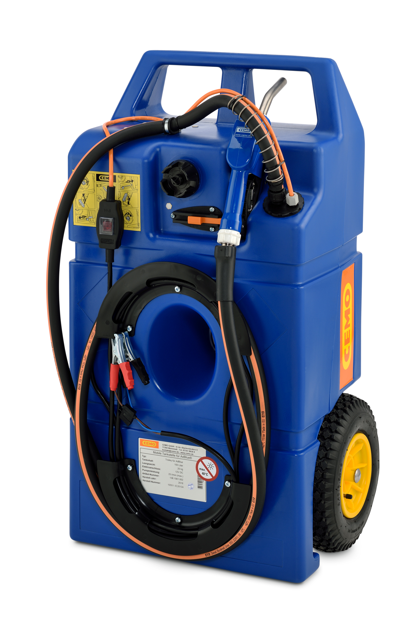 AdBlue k�rry 100 l s�hk�pumpulla 3.7 m lekulla