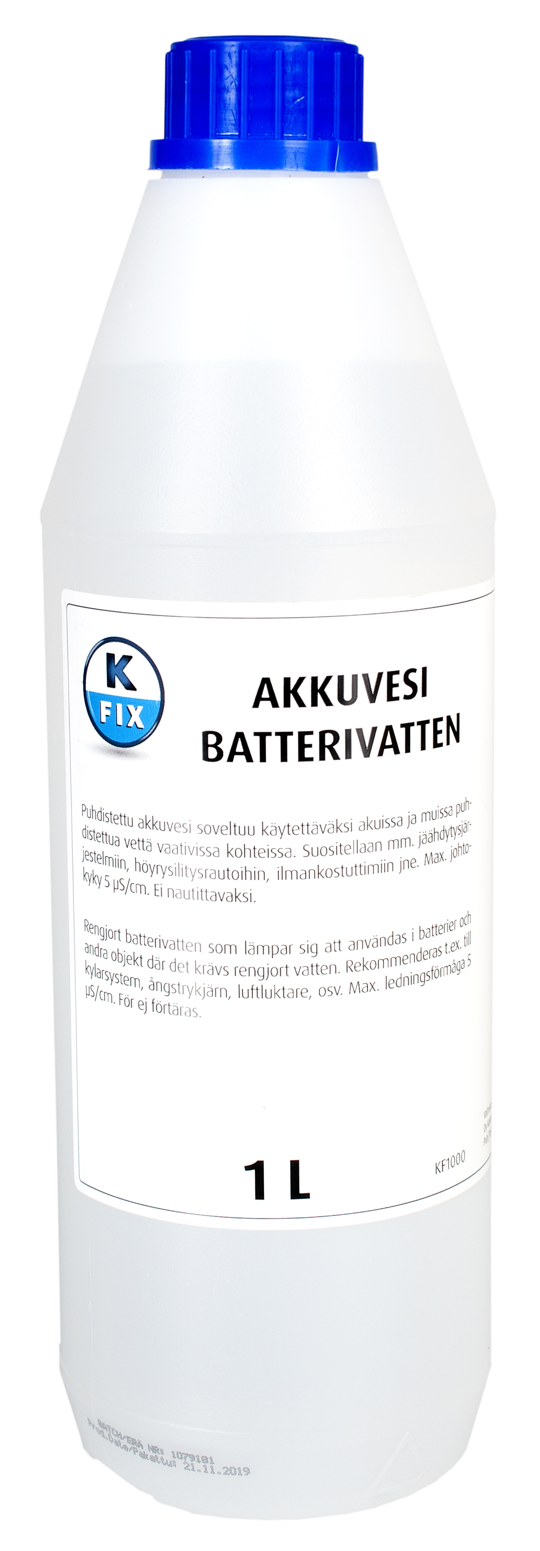 Akkuvesi 1L