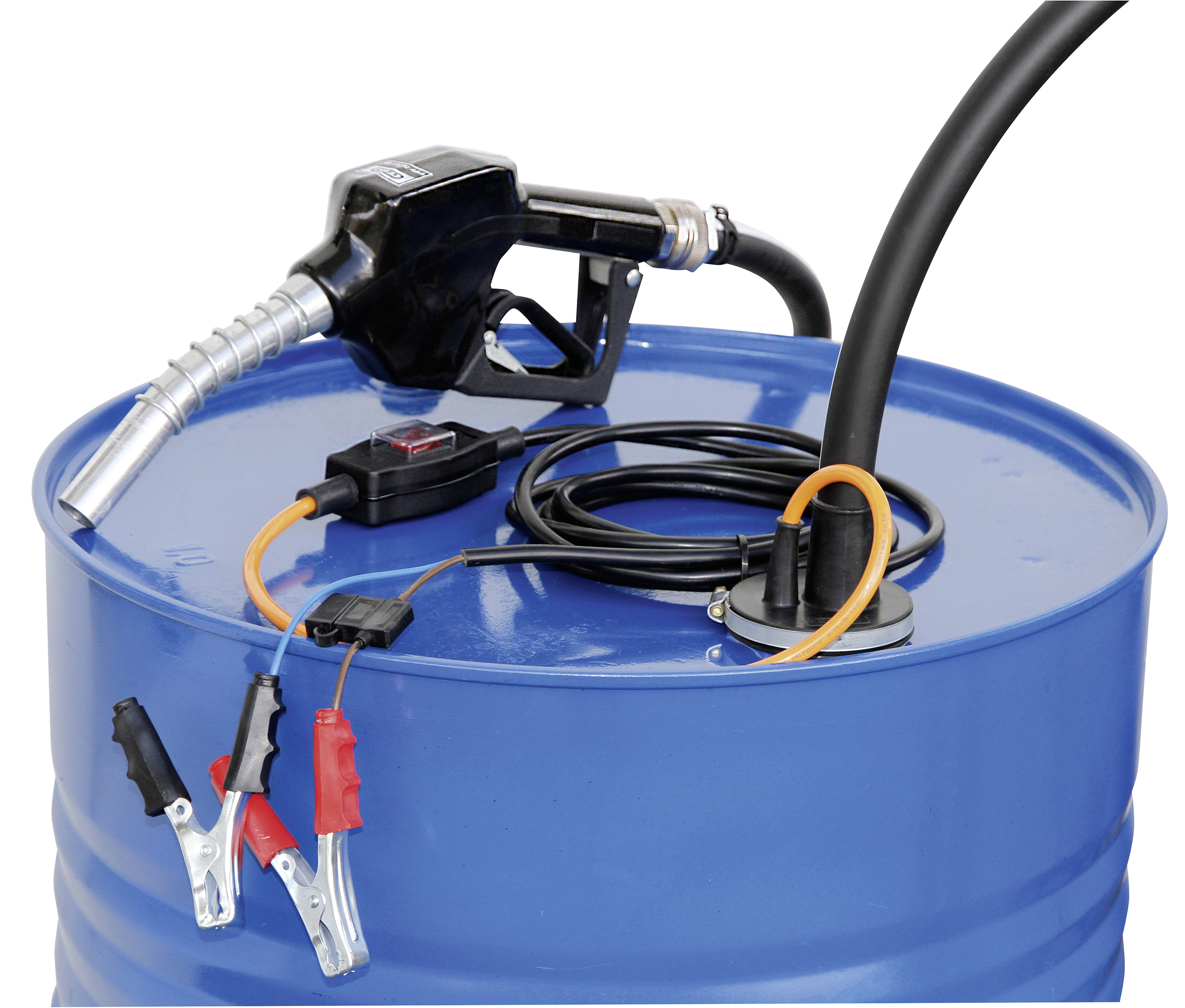 Diesel s�hk�pumppu 4 m letkulla ja automaattipistoolilla