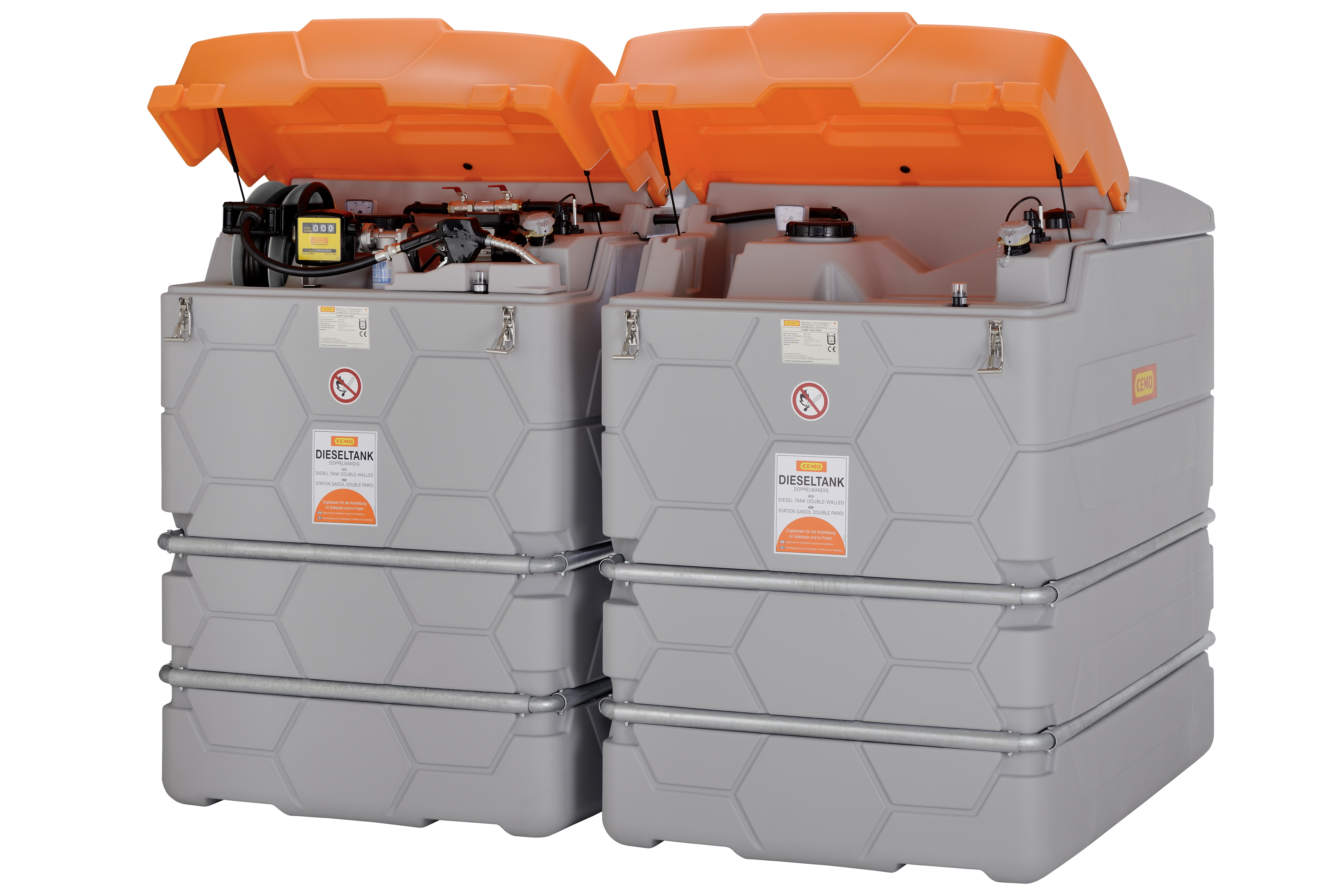 Diesel t�ytt�asema 5000l ulkok�ytt��n