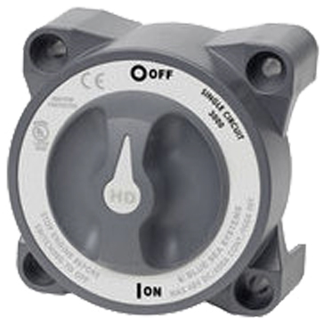 HD Manual Battery switch 600A, single circuit ON-OFF