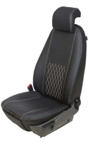 Istuinsuoja Diamant Renault T-srj 14-, kulj.istuin, Mus/puna