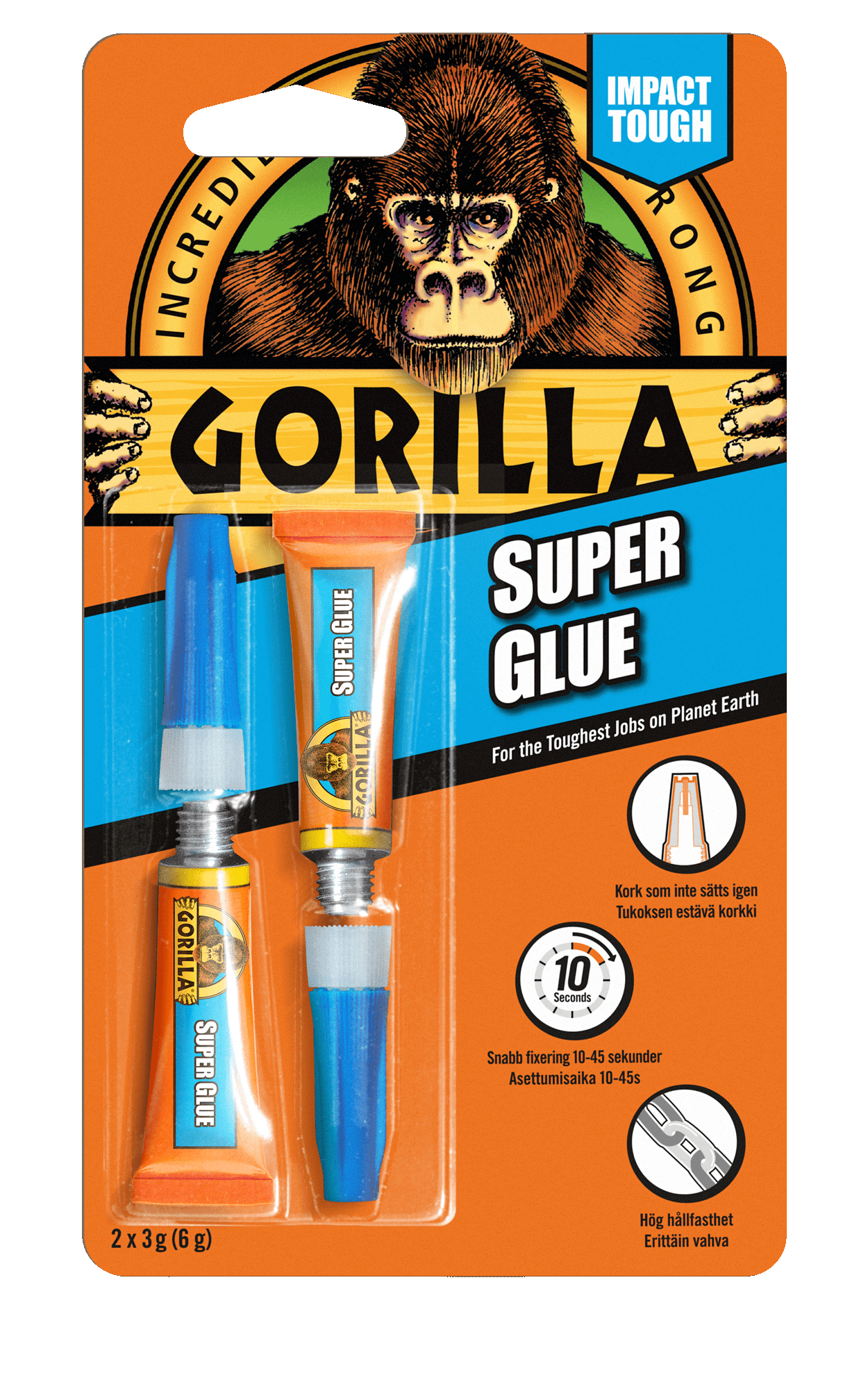 Gorilla Super Glue 2 x 3g