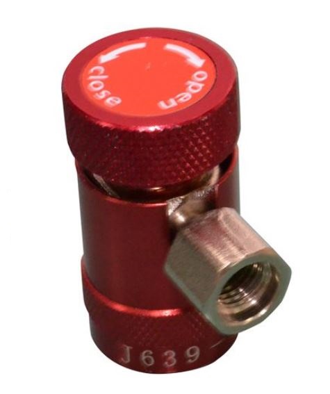 Tyttventtiili HFO-1234yf paine/punainen