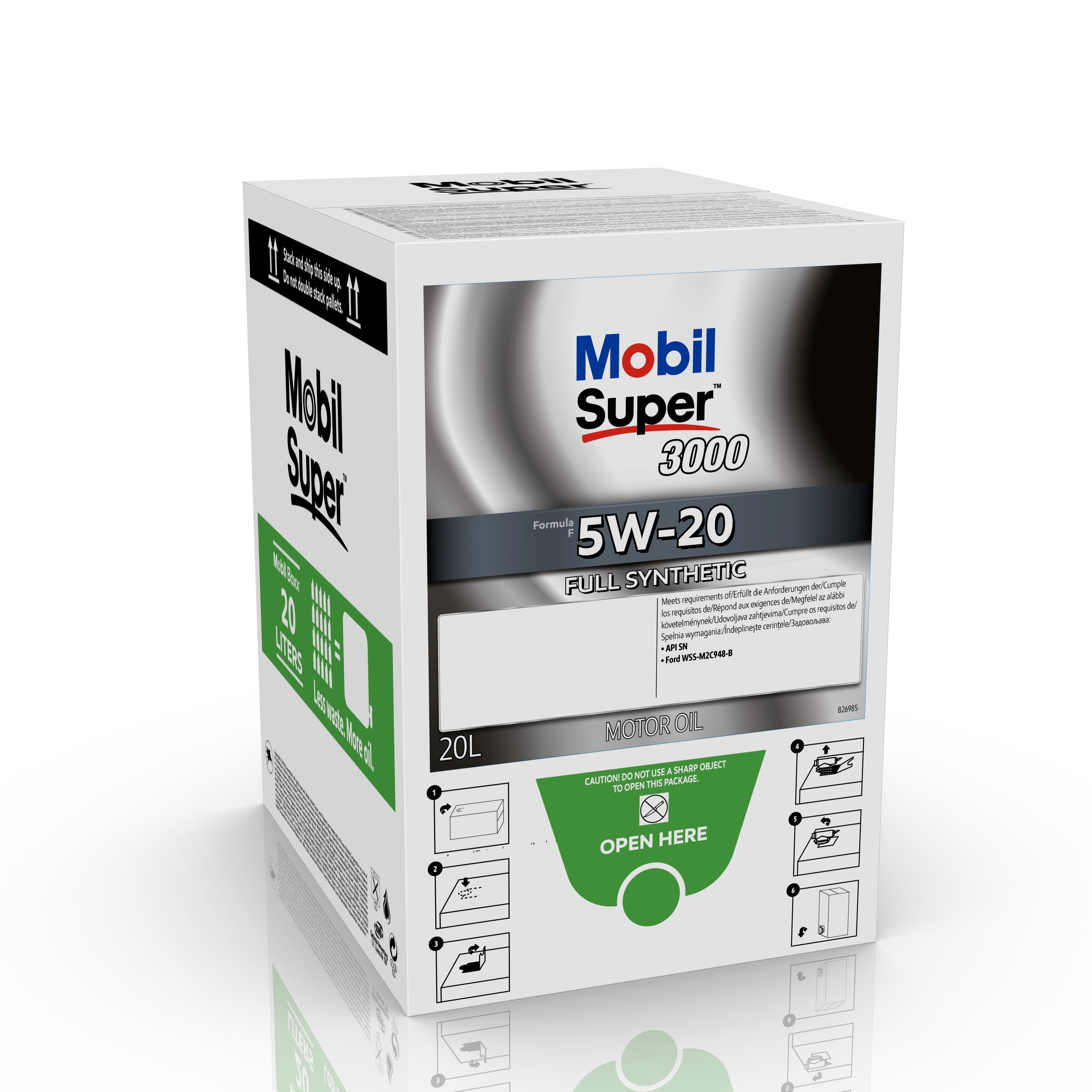 MOBIL SUPER 3000 FORMULA F 5W-20 Boxx