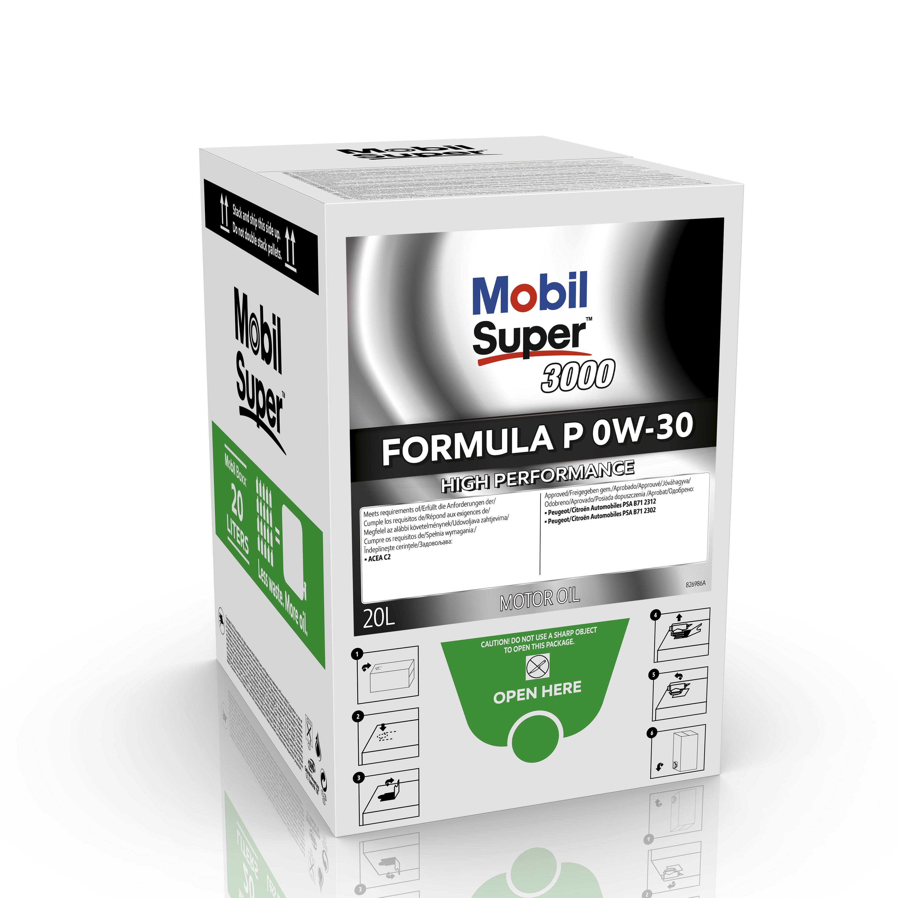 MOBIL SUPER 3000 FORMULA P 0W-30 Boxx