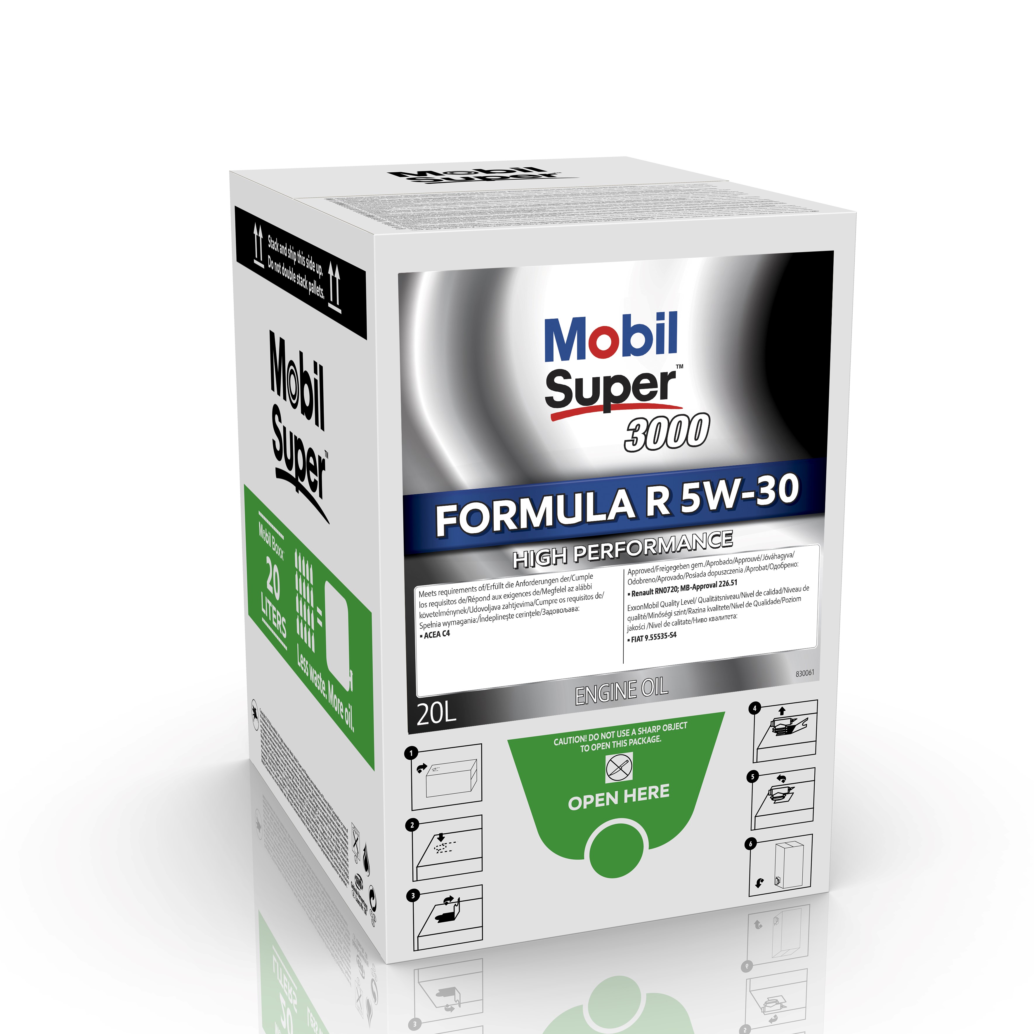 MOBIL SUPER 3000 FORMULA R 5W-30 Boxx