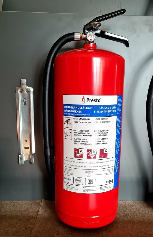 Jauhesammutin 12kg Presto P12GS