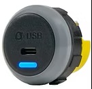 USB-C laturi 12/24V 5V 3A IP65