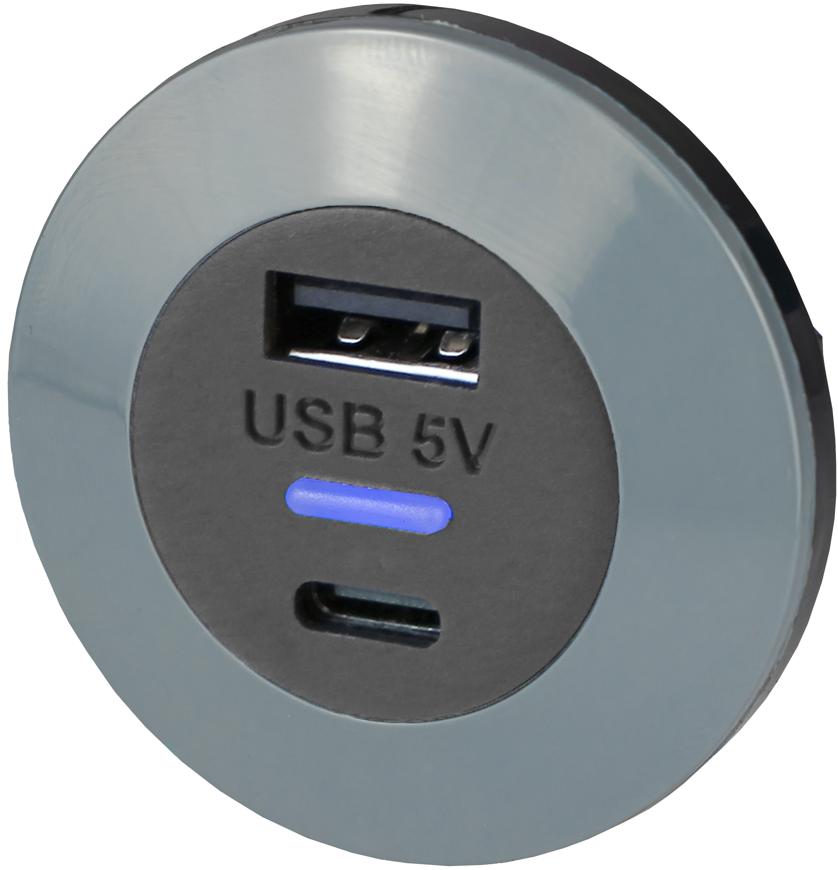 USB-A+C laturi etuasennus 12/24V 5V 3,6A