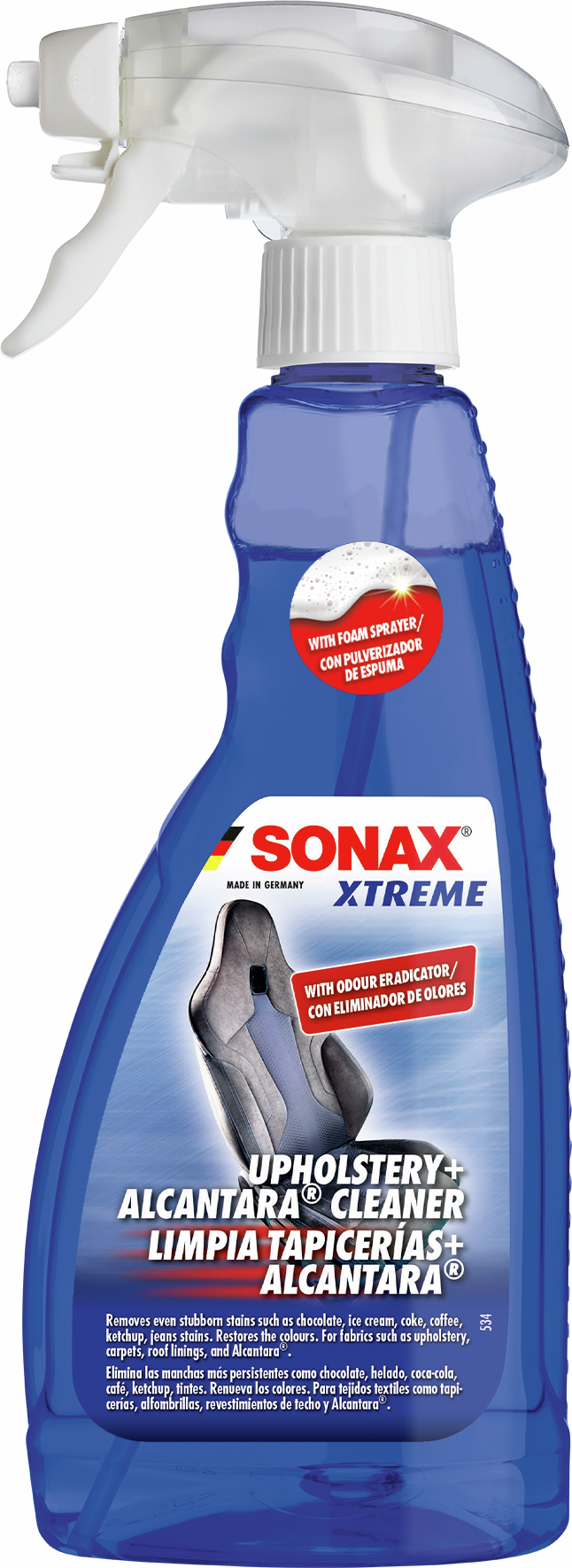 SONAX XTREME Verhoilun- ja Alcantaran puhdistusaine 500 ml