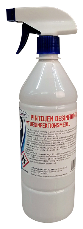 Pintojen desinfiointiaine 1 L