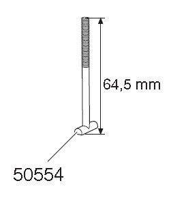 Thule pultti M6X64,5
