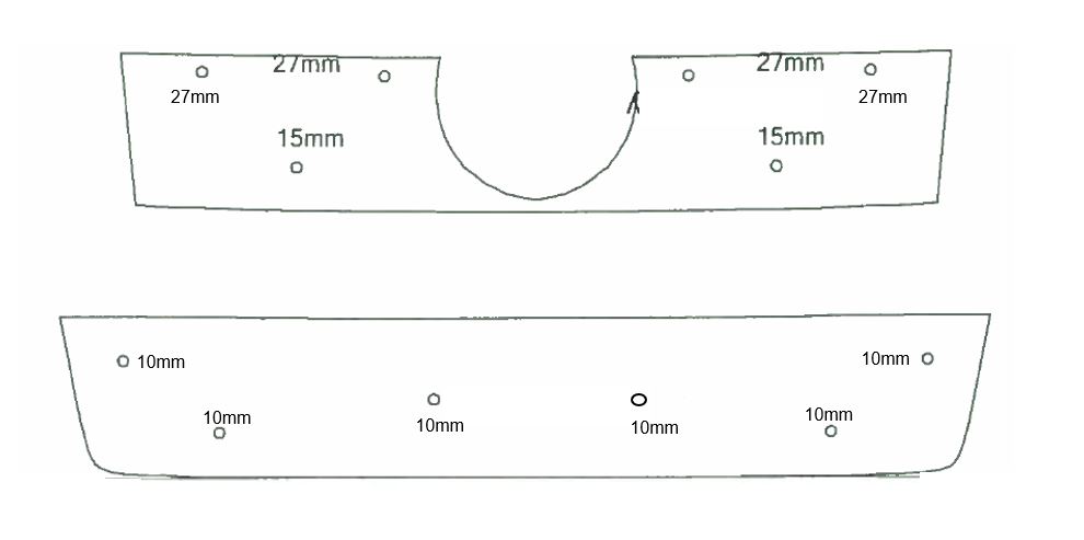 Maskisuoja Volkswagen Amarok 11-16Huom!Tehdasmaal.puskuri!