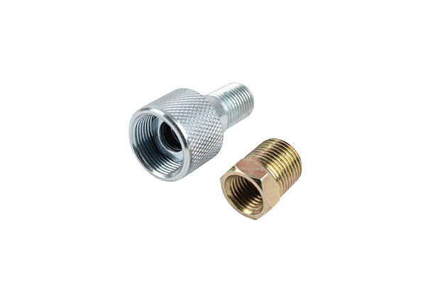 Sovitin 3/8  ja liitoskappale hydrauliletkulle 1/4  x 3/8 