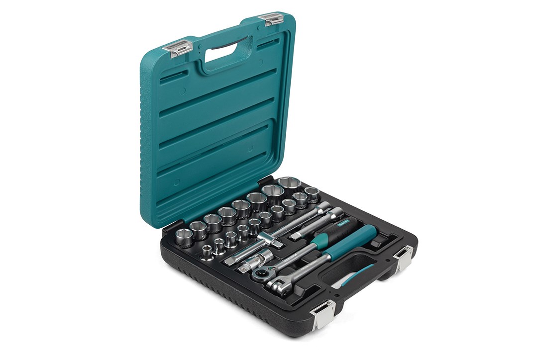 Hylsysarja 1/2  24-osainen mm 120-hampaisella r�ik�ll�