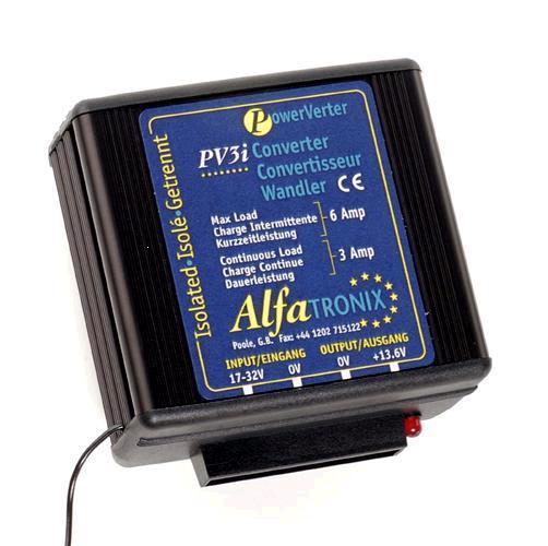 Muunnin 24-12V 3A (6A) eristetty kytketty