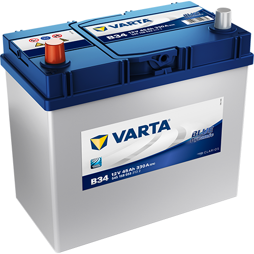 Kynnistysakku Blue Dynamic B34 45 Ah 330A CCA