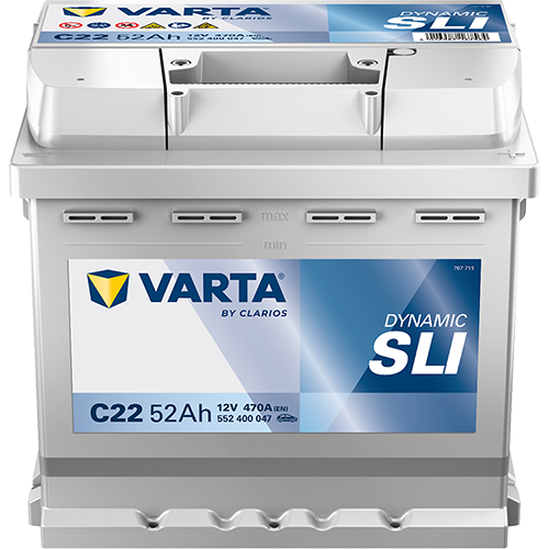 Varta SLI C22 Akku 52 Ah